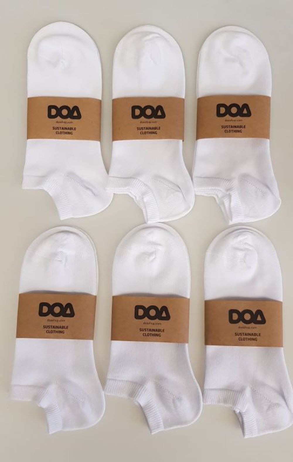 Doa Organik Pamuklu Unisex Patik Çorap
