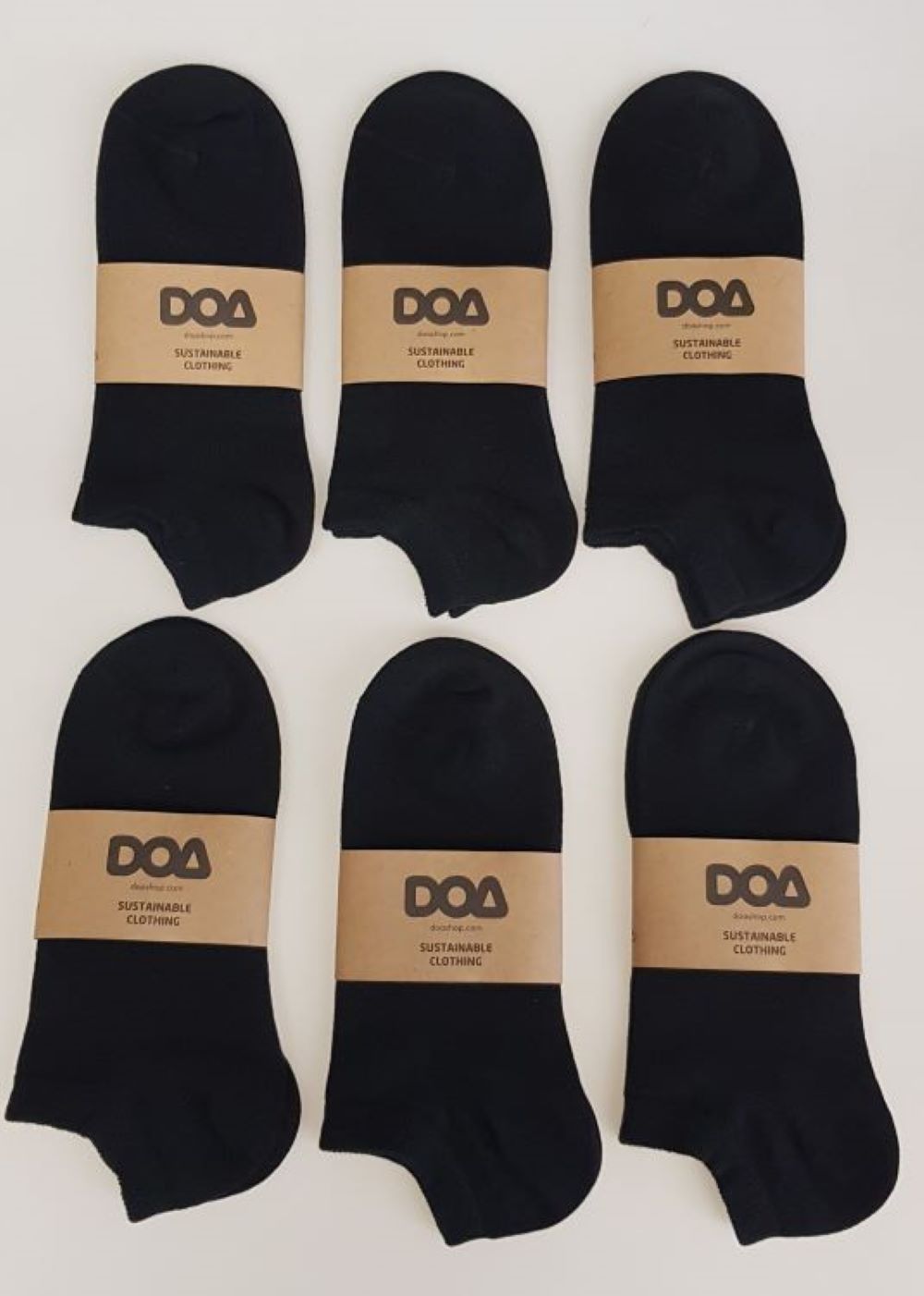 Doa Organik Pamuklu Unisex Patik Çorap