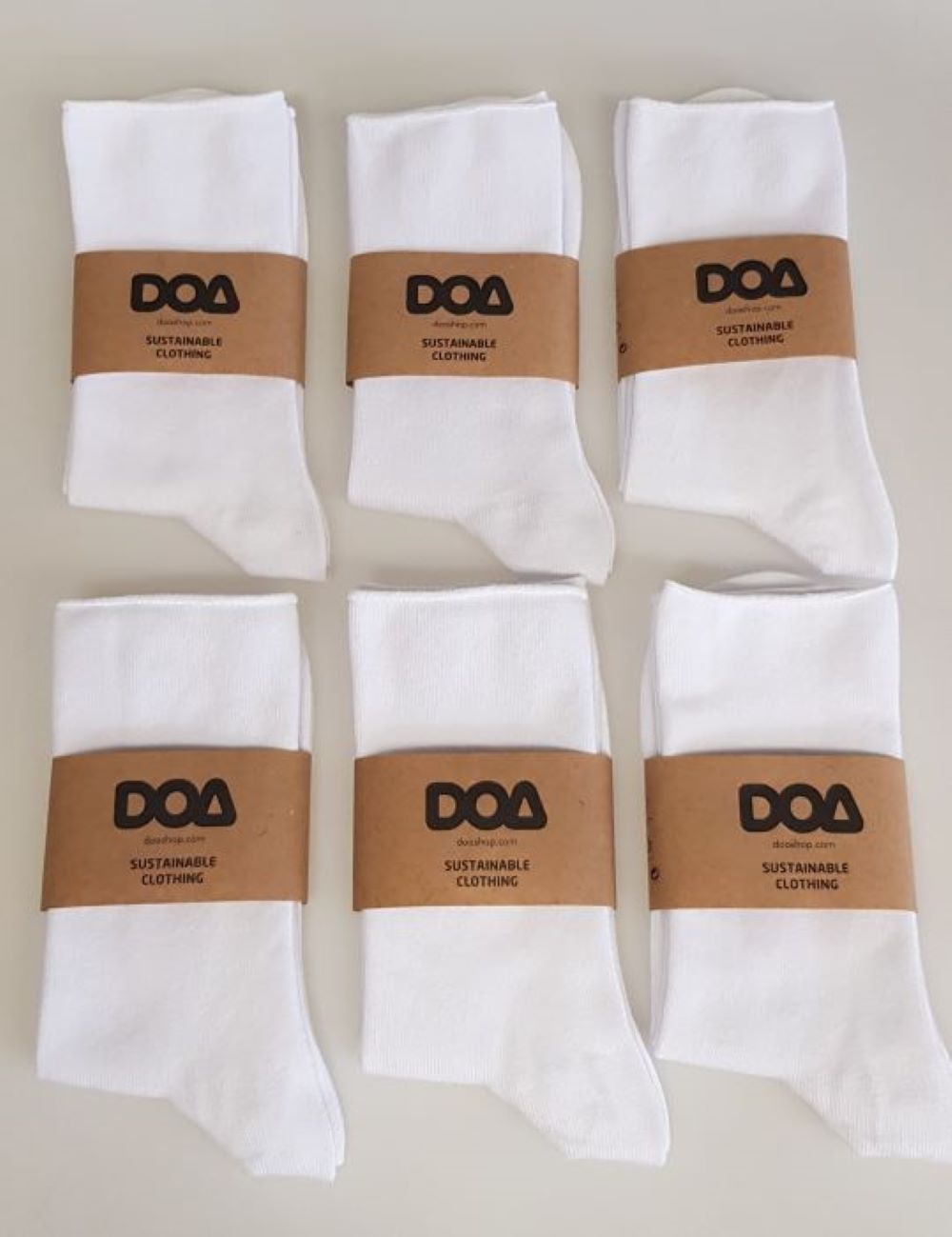 Doa Organik Pamuklu Lastiksiz Çorap