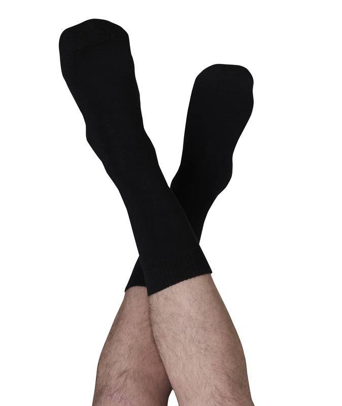 Rich&Vibrant Basic Black - Organik Pamuklu Soket Çorap - doashop