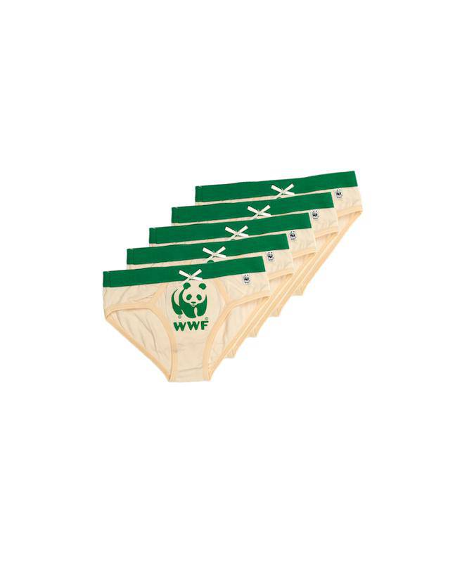 DOA Organik Pamuklu Kız Çocuk Külot - 5'li Ekonomik Paket - doashop