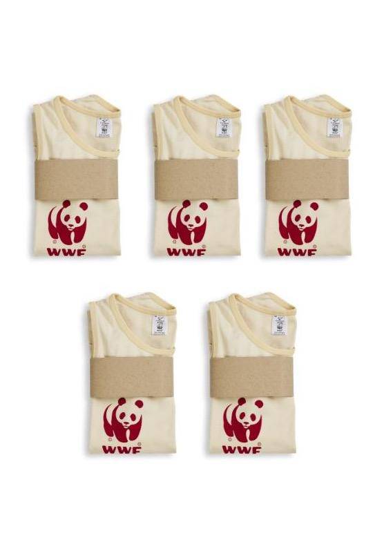 DOA Organik Pamuklu Erkek Çocuk Atlet - 5'li Ekonomik Paket - doashop