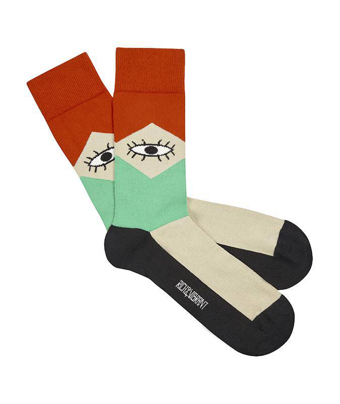 Rich&Vibrant Eye - Organik Soket Çorap - doashop