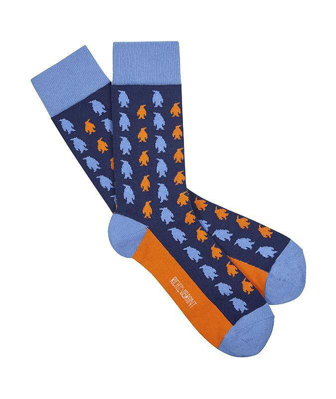 Rich&Vibrant Penguin - Organik Soket Çorap - doashop