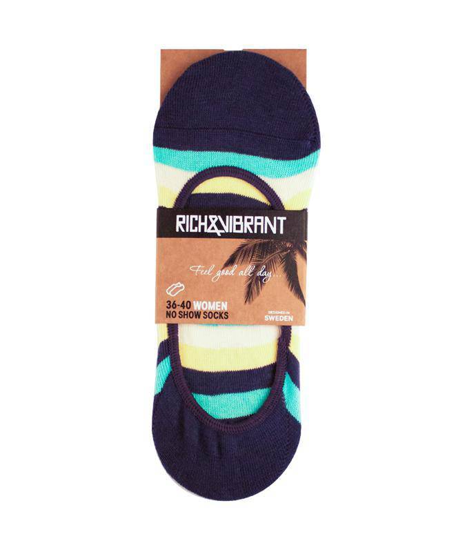 Rich&Vibrant Seaside Walk - Organik Babet Patik Çorap - doashop