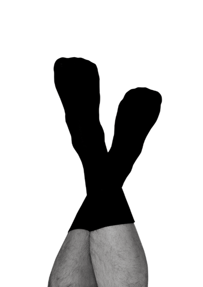 doa Modal BLACK - Siyah Renk Unisex Soket Çorap (3'lü Paket) - doashop