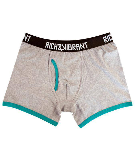 Rich&Vibrant Be Grey - Boxer Kesim Organik İç Çamaşırı - doashop